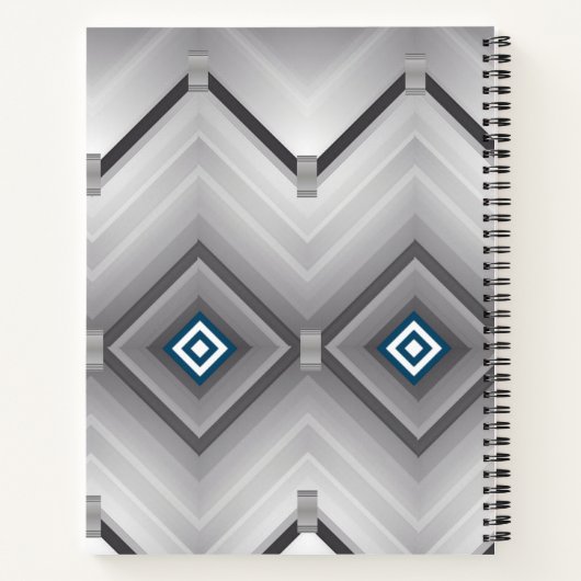 Spiral Notitieboek grijs (Achterkant)