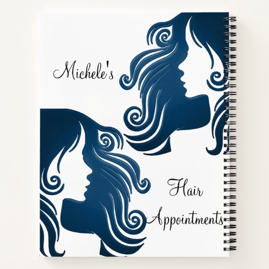 Spiral Notitieboek Hair Nail Benoeming Beauty Salo (Achterkant)