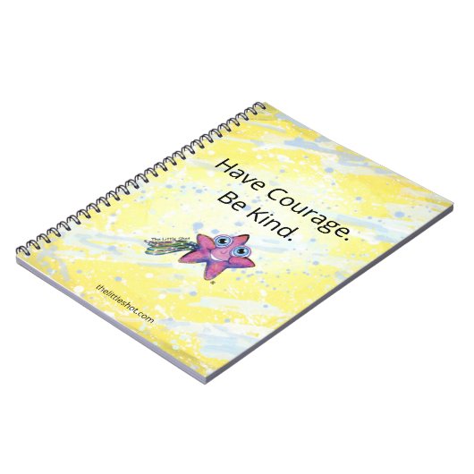 Spiral Notitieboek - Heb lef. Wees aardig. (Linkerzijde)