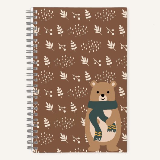 Spiral Notitieboek Herfst Beer (Voorkant)