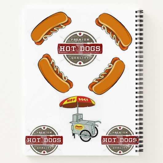 Spiral Notitieboek Hotdog (Achterkant)