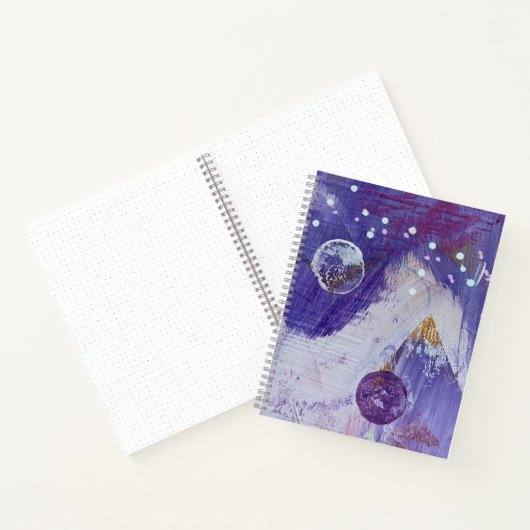 Spiral Notitieboek in Moon Mountain Design (Binnen)