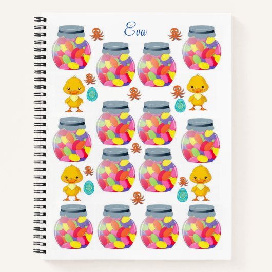 Spiral Notitieboek Jellybean (Voorkant)