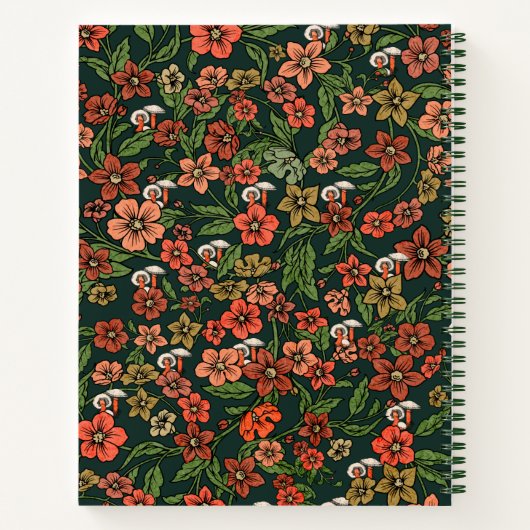 Spiral Notitieboek Journal Floral (Achterkant)