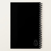 Spiral Notitieboek - Journal - Lock and Key (Achterkant)