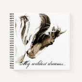 Spiral Notitieboek Journal Wild Horse Picasso Hoes (Voorkant)