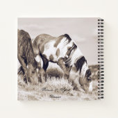 Spiral Notitieboek Journal Wild Horse Picasso Hoes (Achterkant)