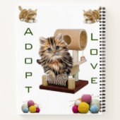 Spiral Notitieboek Kitten Cat Condo Cat Adoption L (Achterkant)