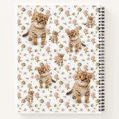 Spiral Notitieboek Kittens Floral (Achterkant)