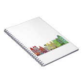 Spiral Notitieboek - Kleurrijke Amsterdamse Rijwon (Rechterzijde)