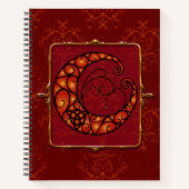 Spiral Notitieboek Lovely Moon Design (Voorkant)