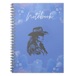 Spiral Notitieboek met Cowgirl Design