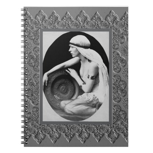 Spiral notitieboek met  danser (Voorkant)