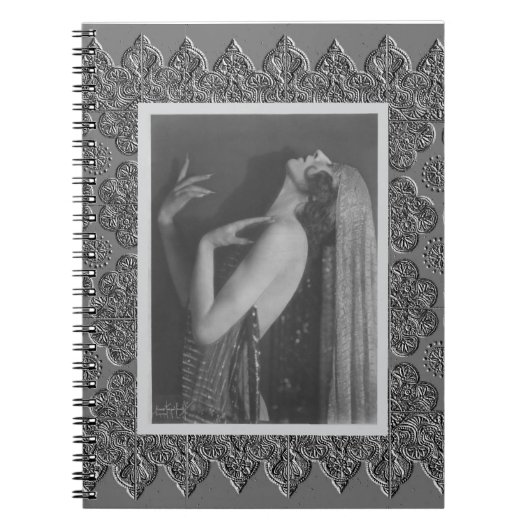 Spiral notitieboek met  danser (Voorkant)