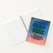 Spiral Notitieboek met een gebed voor angst (Binnen)