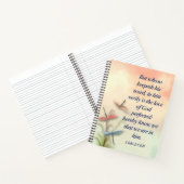 Spiral Notitieboek met KJV Bijbelvers (Binnen)