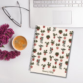 Spiral notitieboek met potplant | leuk dagboek