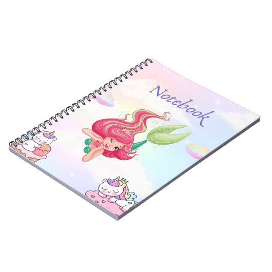 Spiral Notitieboek met prachtige Kawaii Design (Linkerzijde)