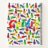 Spiral Notitieboek Nail Poolse kleuren Vruchten (Achterkant)