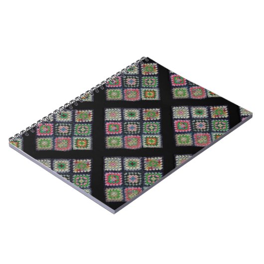 Spiral Notitieboek - Nine Patch Afghan (Linkerzijde)