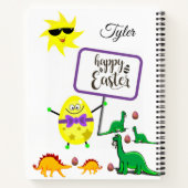 Spiral Notitieboek Pasen Dinosaur (Achterkant)