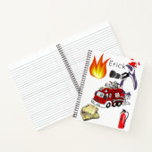 Spiral Notitieboek Penguin Fire Truck (Binnen)