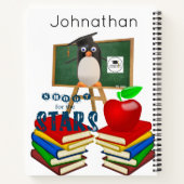 Spiral Notitieboek Penguin School Apple (Achterkant)