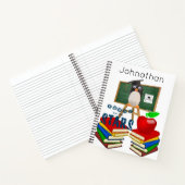 Spiral Notitieboek Penguin School Apple (Binnen)
