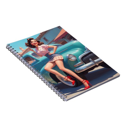 Spiral Notitieboek Pin-Up Art (Rechterzijde)