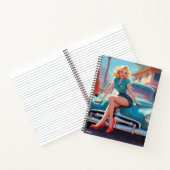Spiral Notitieboek Pin-Up Art Blonde (Binnen)