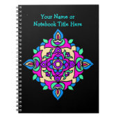 Spiral Notitieboek Rangoli Pattern (Voorkant)