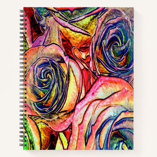 Spiral Notitieboek - Roos Liefde #4477 (Voorkant)