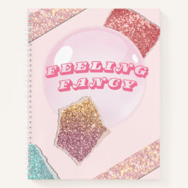 Spiral Notitieboek - Roze Glitter Notitieboek