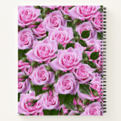 Spiral Notitieboek Roze Roses Floral (Achterkant)