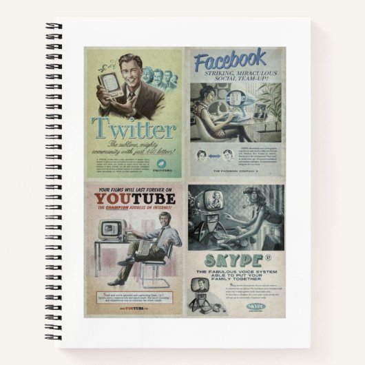 Spiral Notitieboek Social Media (Voorkant)