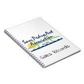 Spiral Notitieboek - SPAA Logo met Tekst (Rechterzijde)