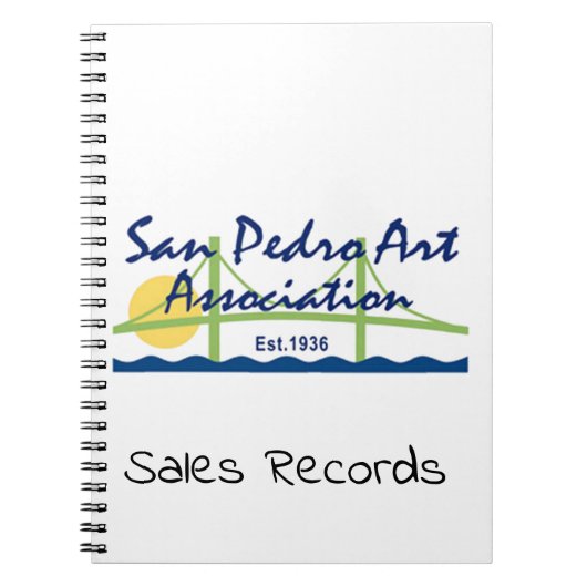 Spiral Notitieboek - SPAA Logo met Tekst (Voorkant)