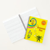Spiral Notitieboek Summer Fun Rainbow Palm Trees (Binnen)