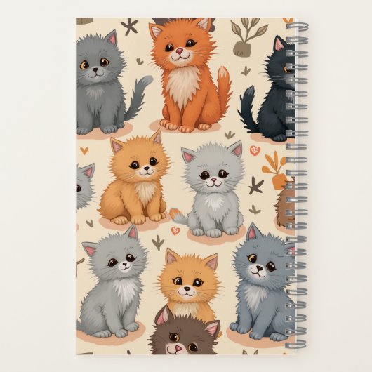 Spiral Notitieboek, tijdschriften voor studie en n Notitieboek (Achterkant)