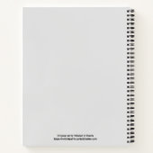 Spiral Notitieboek van vuurtoren van het Zee van S (Achterkant)