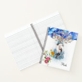 Spiral Notitieboek Victoriaans Vrouw Floral (Binnen)