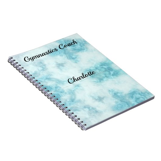 Spiral Notitieboek voor Gymnastiek Coach Gepersona (Rechterzijde)