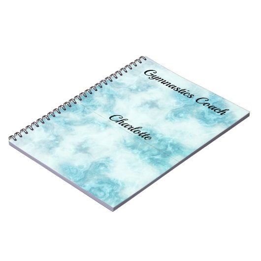 Spiral Notitieboek voor Gymnastiek Coach Gepersona (Linkerzijde)