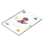 Spiral Notitieboek voor kinderen met vrolijk ontwe (Linkerzijde)