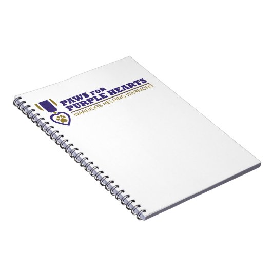 Spiral Notitieboek - White met Color Logo (Rechterzijde)
