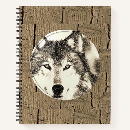 Spiral Notitieboek Wolf (Voorkant)