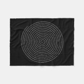 Spiral Numbers Pi Day Vrouwen Fleece Deken (Voorkant (Horizontaal))