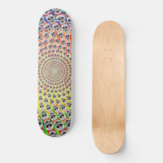 Spiral of Skulls: Psychedelic Edition: Skateboard (Voorkant)
