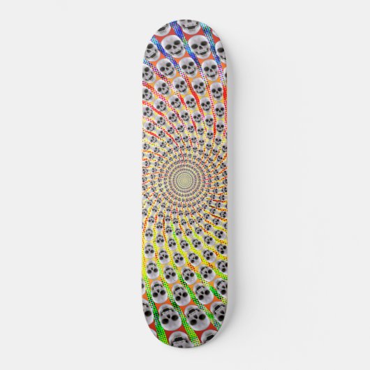 Spiral of Skulls: Psychedelic Edition: Skateboard (Voorkant)