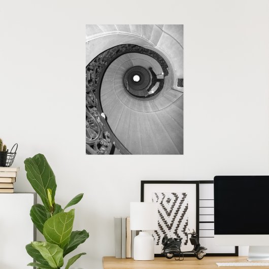 Spiral omhoog poster (Thuiskantoor)